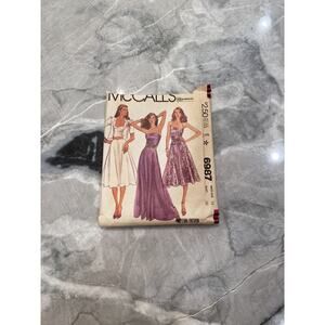 McCalls Vintage Cut Misses Jacket and Dress Size 14 Pattern No 6987